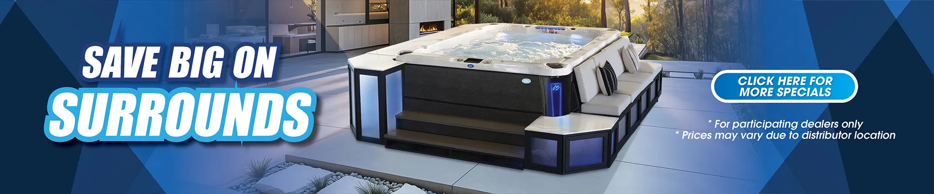 Calspas hot tub being used in a family setting - West Point